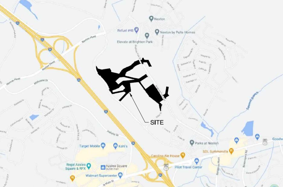 Downtown Nexton site map